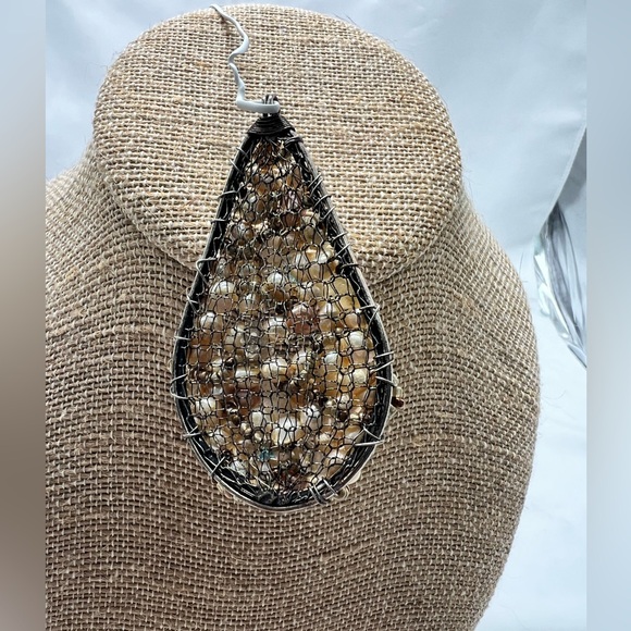 Beaded Stone Pendant - Picture 4 of 4
